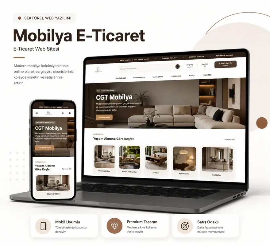 Mobilya E-Ticaret Sistemi ürün görseli